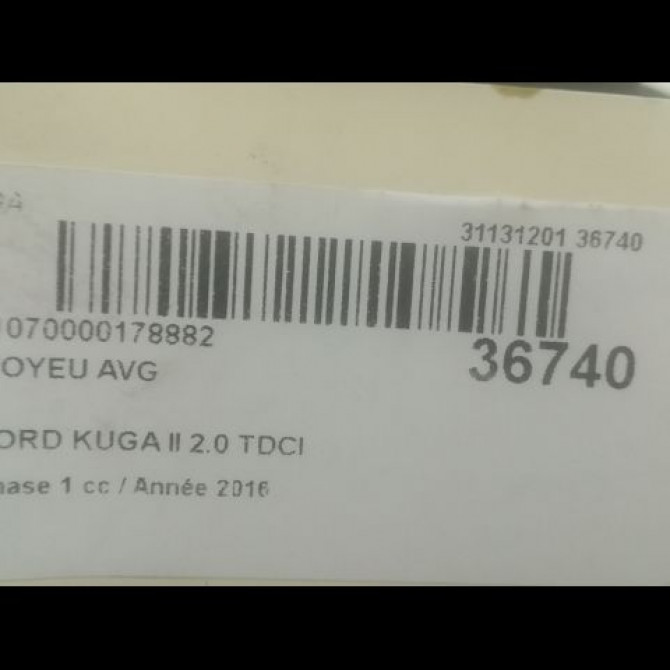 Moyeu avg occasion FORD KUGA II Phase 1 09-2012->... 2.0 TDCI 150ch 2215574 3