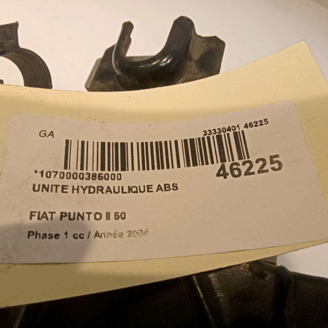 Unité hydraulique ABS occasion FIAT PUNTO II Phase 1 10-1999->05-2003 60 4