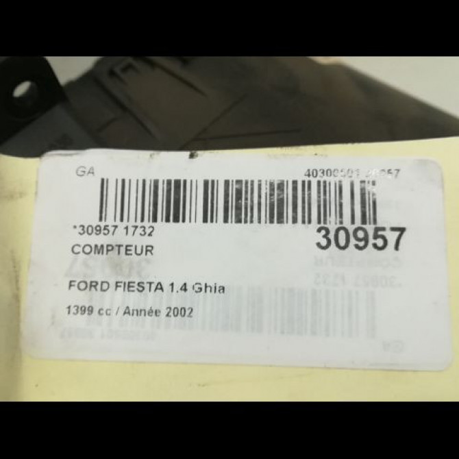 Compteur occasion FORD FIESTA V Phase 1 09-2002->10-2005 1.4 TDCI 1382462 5