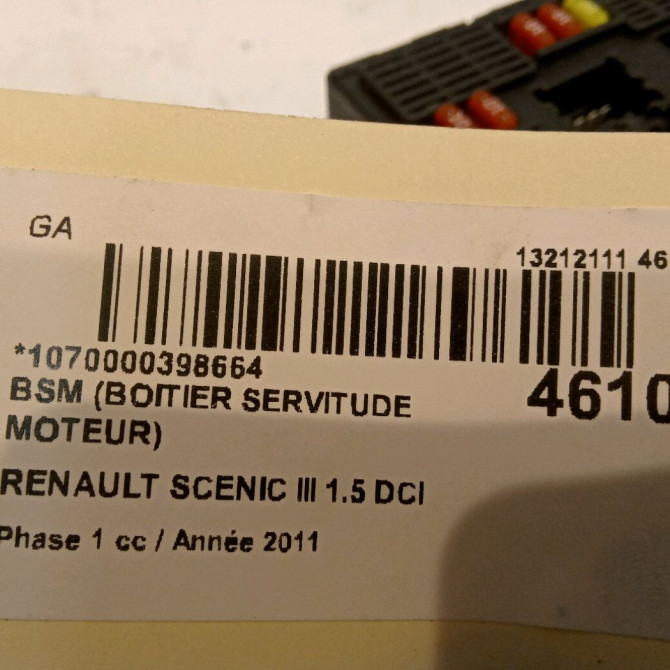 occasion RENAULT SCENIC III Phase 1 04-2009->11-2011 1.5 DCI 110ch 3