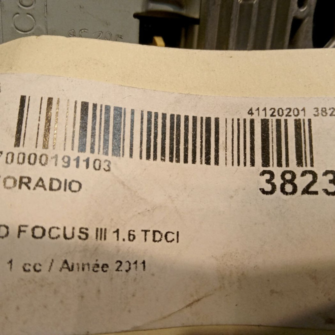Autoradio occasion FORD FOCUS III Phase 1 01-2011->04-2015 1.6 TDCI 115ch 1856020 6
