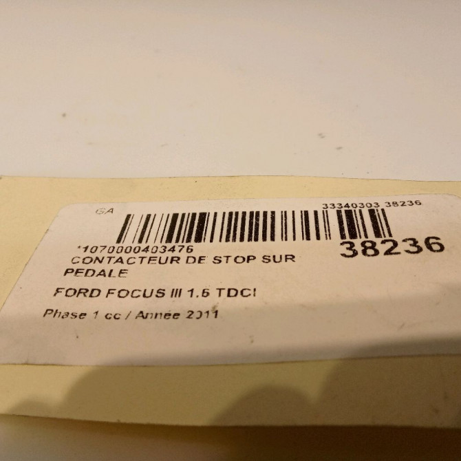 occasion FORD FOCUS III Phase 1 01-2011->04-2015 1.6 TDCI 115ch 4