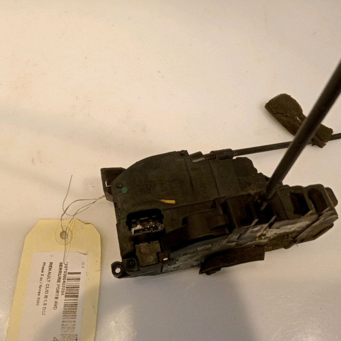 Serrure porte avd occasion RENAULT CLIO III Phase 2 03-2009->12-2014 1.5 DCI 85ch 8200300127 3