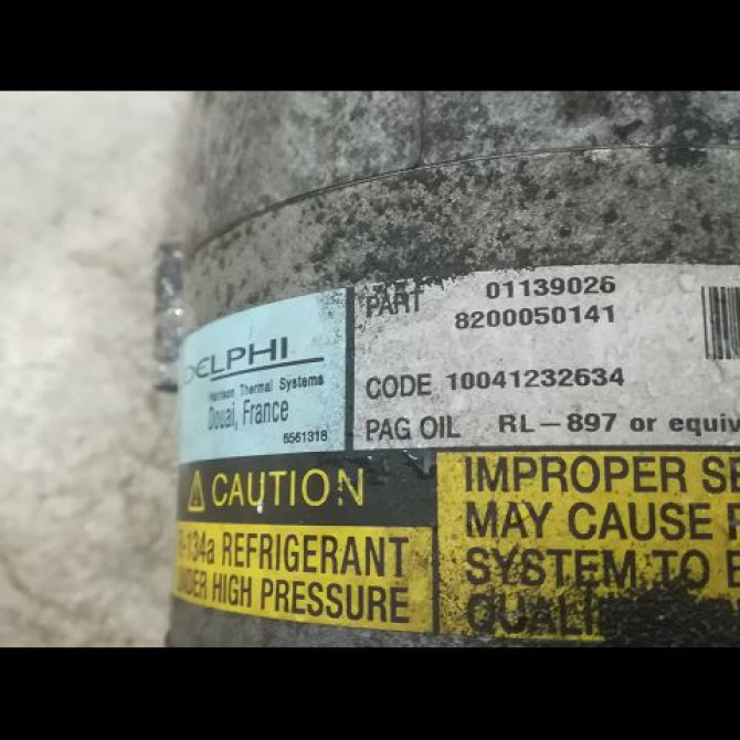 Compresseur air conditionne occasion RENAULT MEGANE I Phase 2 COUPE 03-1999->09-2002 1.6i 107ch 8200316164 3