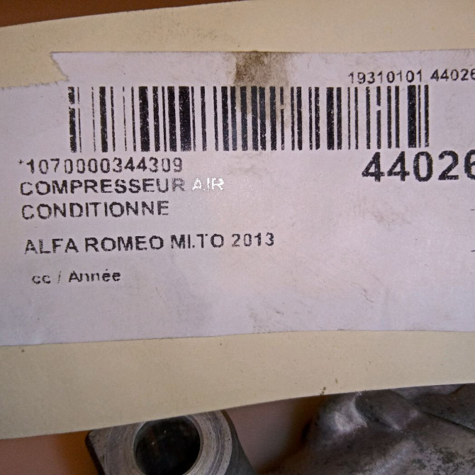 Compresseur air conditionne occasion ALFA ROMEO MI.TO 50541346 6