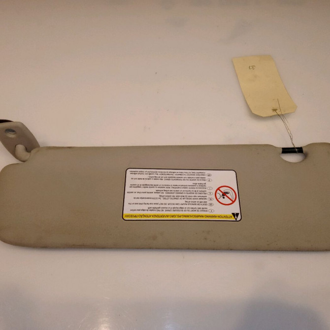 Pare-soleil droit occasion PEUGEOT 207 CC Phase 1 03-2007->... 1.6 HDI 112ch 16064165BJ 1