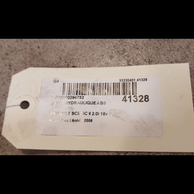 Unité hydraulique ABS occasion  7701069217 3