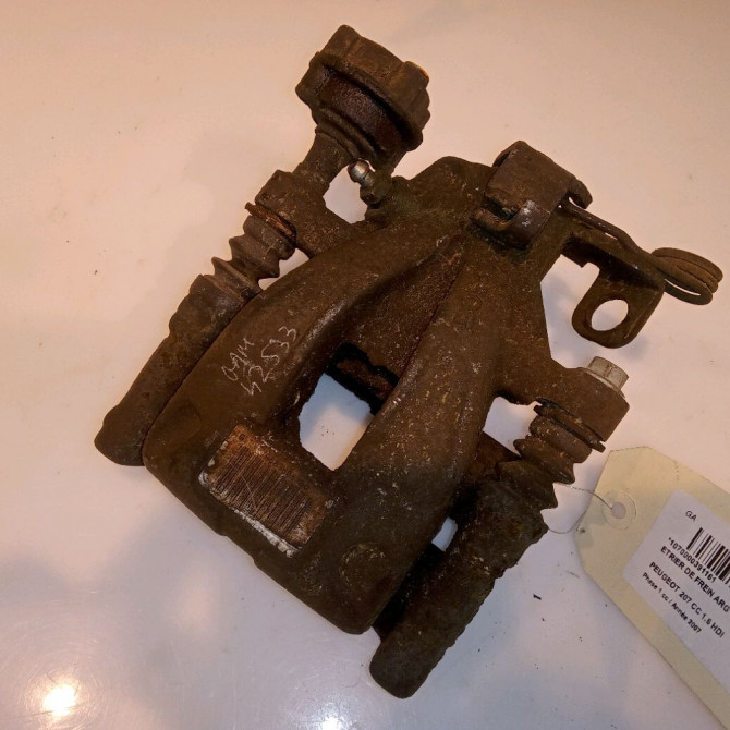 Etrier de frein arrière gauche occasion PEUGEOT 207 CC Phase 1 03-2007->... 1.6 HDI 112ch 4400T0 2