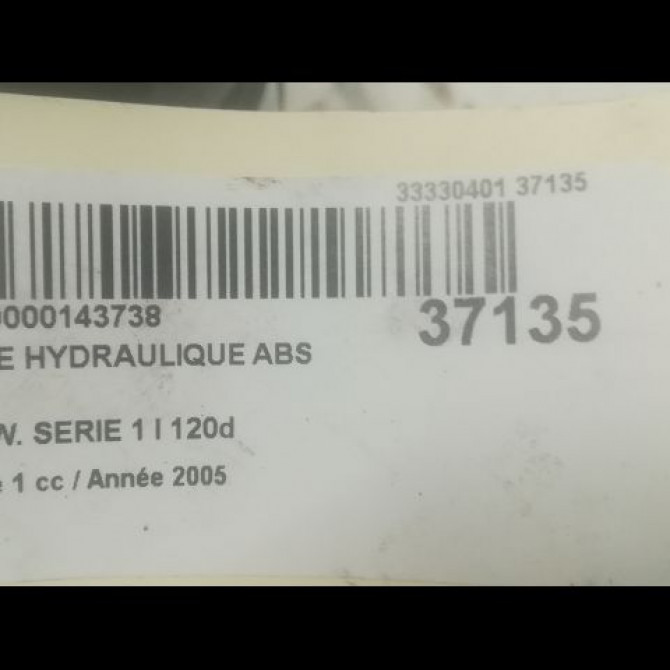 Unité hydraulique ABS occasion B.M.W. SERIE 1 I Phase 1 05-2004->12-2006 120d 34512460450 3