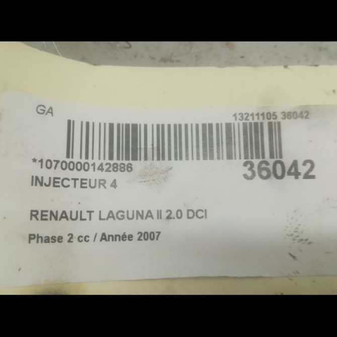 occasion RENAULT LAGUNA II Phase 2 03-2005->09-2007 2.0 DCI 150ch 7701477040 3