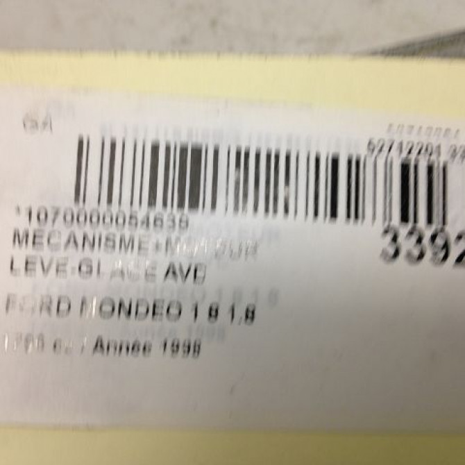 Mecanisme + moteur lève-glace avant droit occasion FORD MONDEO I Phase 2 10-1996->09-2000 1.8 1059773 3