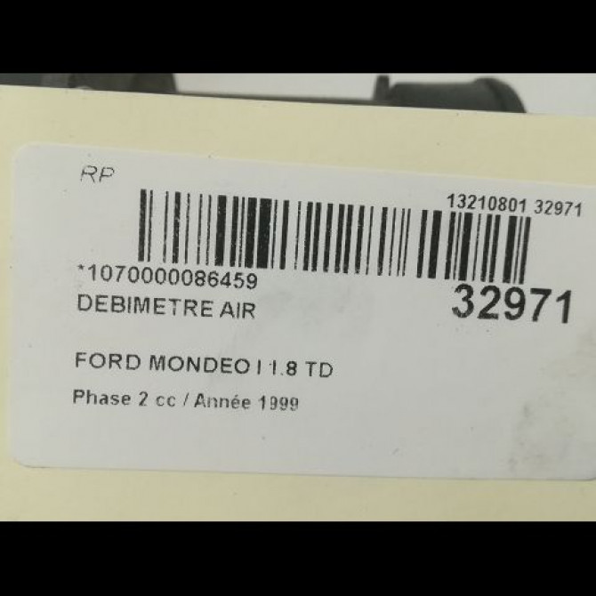 Debimetre air occasion FORD MONDEO I Phase 2 10-1996->09-2000 1.8 TD 4