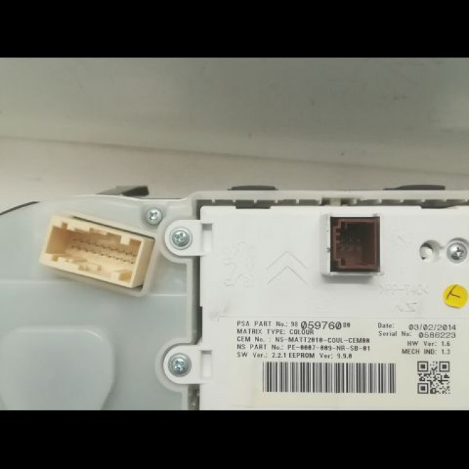 Compteur occasion PEUGEOT 208 208 Phase 1 2012-03-01->2015-09-30 1.6 HDI 8v 115ch 9813873580 3