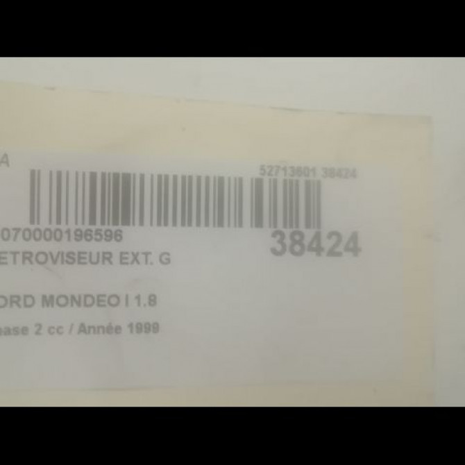 Retroviseur exterieur gauche occasion FORD MONDEO I Phase 2 10-1996->09-2000 1.8 1053851 3