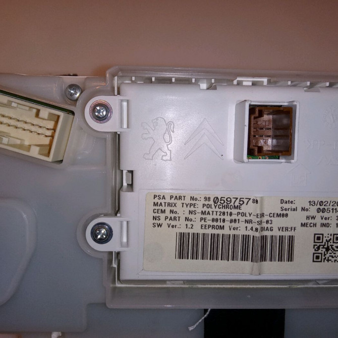 Compteur occasion PEUGEOT 208 208 Phase 1 2012-03-01->2015-09-30 1.2 VTI 82ch 3