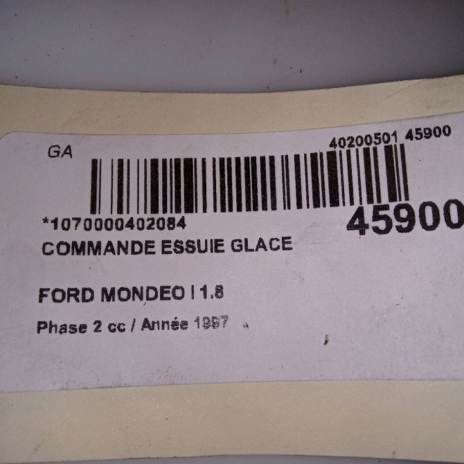 Commande essuie glace occasion FORD MONDEO I Phase 2 10-1996->09-2000 1.8 1051411 4