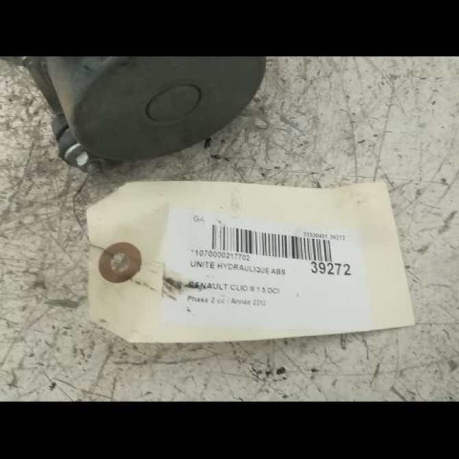Unité hydraulique ABS occasion RENAULT CLIO III Phase 2 03-2009->12-2014 1.5 DCI 75ch 7701209606 2