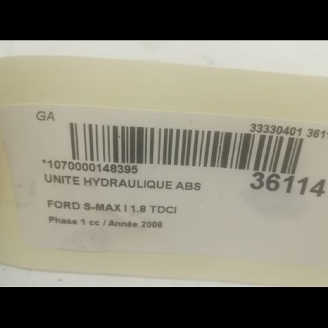 Unité hydraulique ABS occasion FORD S-MAX I Phase 1 05-2006->03-2010 1.8 TDCI 125ch 1756187 3