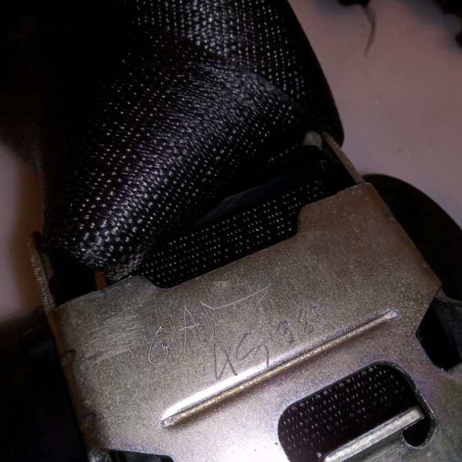 Ceinture arrière droite occasion OPEL CORSA IV Phase 1 09-2006->12-2010 1.2 TWINPORT 80ch 13290256 3