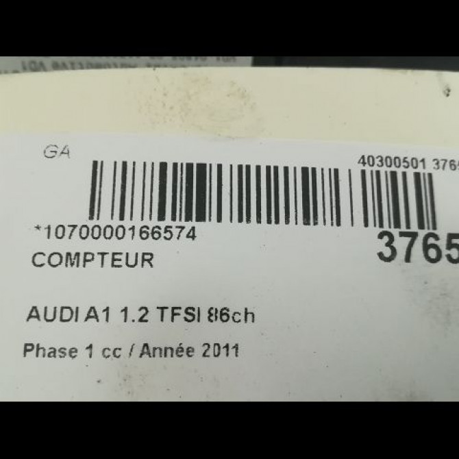 Compteur occasion AUDI A1 Phase 1 06-2010->03-2015 1.2 TFSI 86ch 8X0920930 3