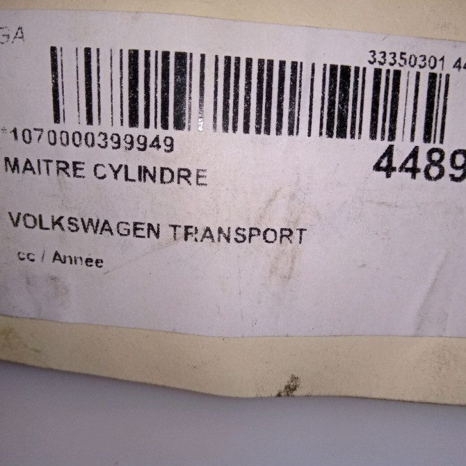 Maitre cylindre occasion TRANSPORT 7LA611019REP 5