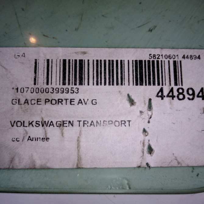 Glace porte av g occasion TRANSPORT 7H0845201D 2