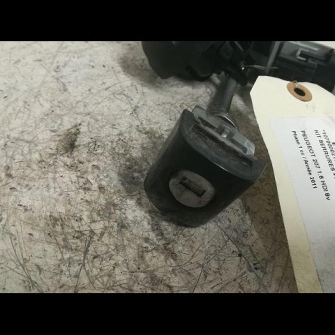 Kit serrures + antivol occasion PEUGEOT 207 Phase 1 04-2006->06-2013 1.6 HDI 8v 90ch 4162NW 4