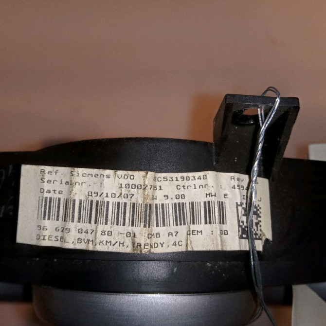 Compteur occasion PEUGEOT 207 Phase 1 04-2006->06-2013 1.4 HDI 6103EC 3