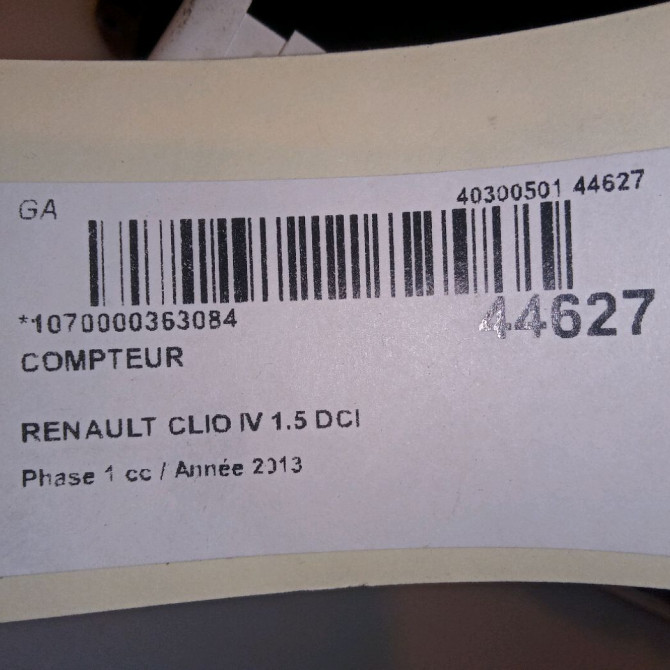 Compteur occasion RENAULT CLIO IV Phase 1 07-2012->... 1.5 DCI 90ch 248104862R 4