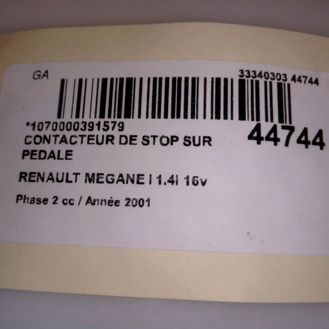 occasion RENAULT MEGANE I Phase 2 03-1999->06-2003 1.4i 16v 7700849783 4