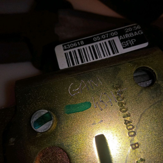 Ceinture avant droite occasion RENAULT MEGANE I Phase 2 03-1999->06-2003 1.6 16v 7700430618 3