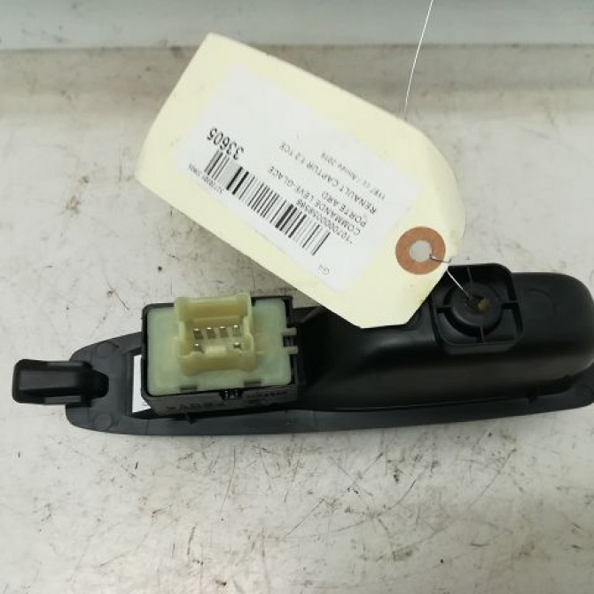 Commande leve-glace porte arrière droite occasion RENAULT CAPTUR Phase 1 02-2013->... 1.2i 118 16V 254218614R 2