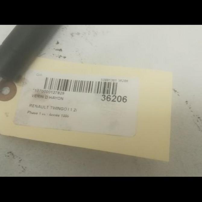 Verin droit hayon occasion RENAULT TWINGO I Phase 1 04-1993->08-1998 1.2i 55ch 2