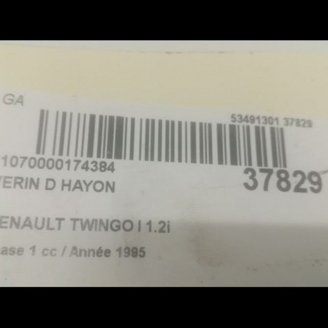 Verin droit hayon occasion RENAULT TWINGO I Phase 1 04-1993->08-1998 1.2i 55ch 2