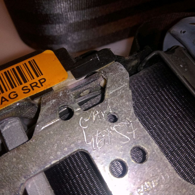 Ceinture avant droite occasion RENAULT CLIO CAMPUS II Phase 1 07-2006->07-2009 1.5 DCI 65ch 3