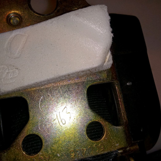 Ceinture arrière droite occasion CITROEN SAXO Phase 2 09-1999->12-2004 1.1i 60ch 3