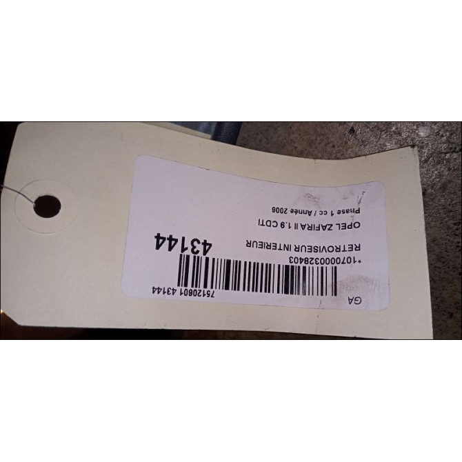 Retroviseur interieur occasion OPEL ZAFIRA II Phase 1 07-2005->12-2007 1.9 CDTI 120ch 93190418 3