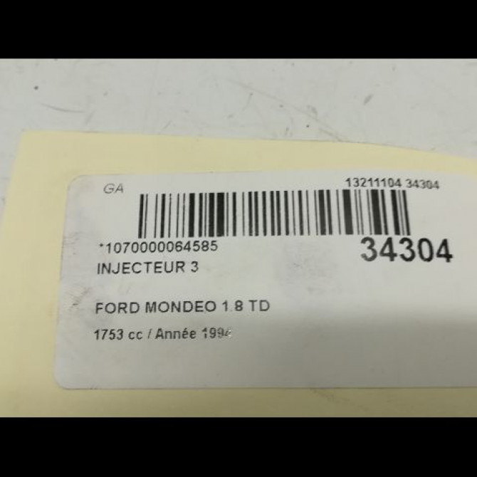 occasion FORD MONDEO I Phase 1 01-1993->09-1996 1.8 TD 4