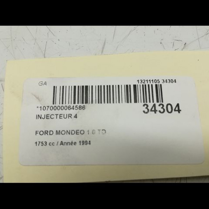 occasion FORD MONDEO I Phase 1 01-1993->09-1996 1.8 TD 4