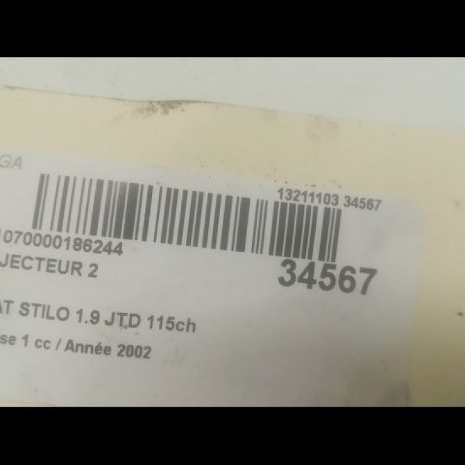 occasion FIAT STILO Phase 1 10-2001->09-2007 1.9 JTD 115ch 73501139 3