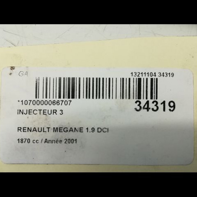 occasion RENAULT MEGANE I Phase 2 03-1999->06-2003 1.9 DCI 5