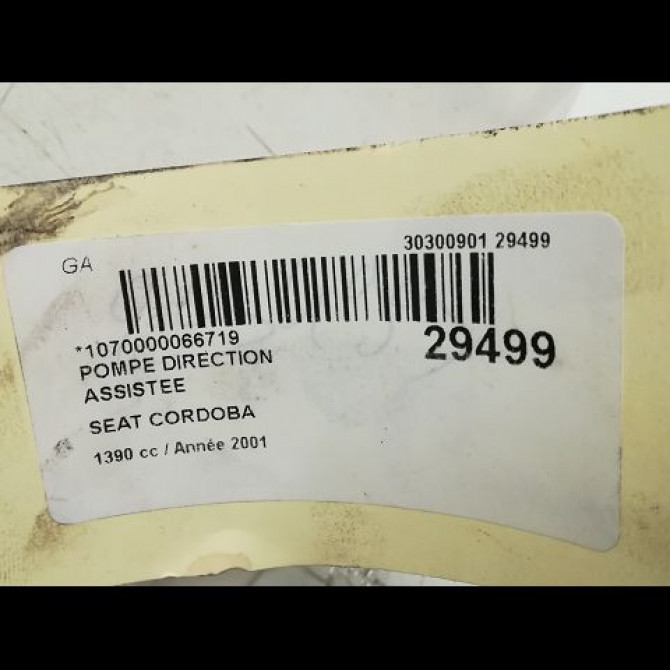 Pompe direction assistee occasion SEAT CORDOBA I Phase 2 09-1999->10-2002 6N0422154EX 4