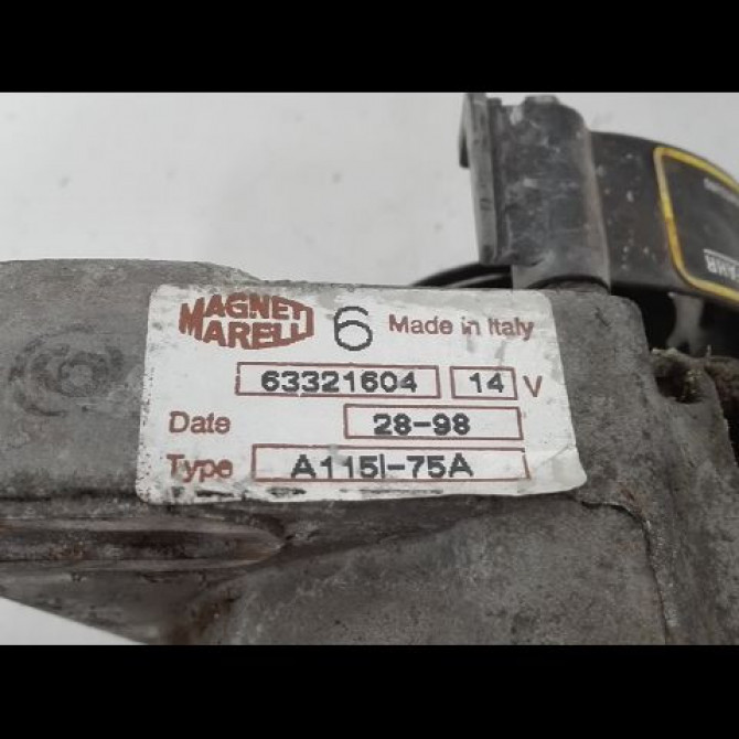 Alternateur occasion FIAT PUNTO I Phase 1 11-1993->10-1999 1.2i 60ch 46436507 3