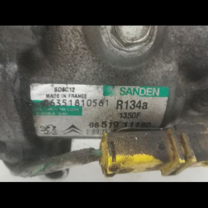 Compresseur air conditionne occasion PEUGEOT 307 CC Phase 2 06-2005->06-2008 2.0HDI 136ch 648710 3
