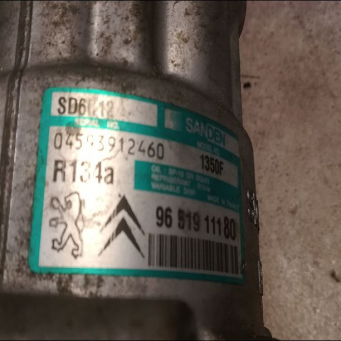 Compresseur air conditionne occasion CITROEN C4 I Phase 1 11-2004->07-2008 2.0 HDi 138ch 648710 3