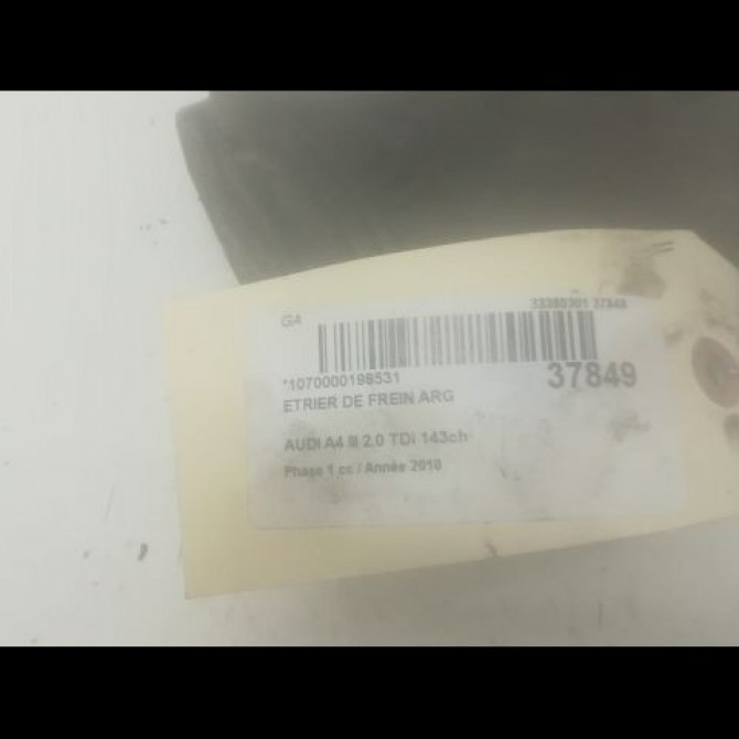 Etrier de frein arrière gauche occasion AUDI A4 III Phase 1 01-2008->10-2011 2.0 TDi 143ch 8K0615403B 3