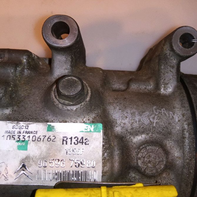 Compresseur air conditionne occasion PEUGEOT 308 I Phase 1 09-2007->03-2011 2.0 HDI 16v 136ch 648710 6