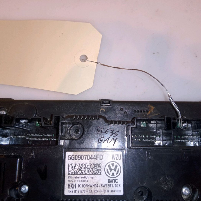 Commande de chauffage occasion VOLKSWAGEN GOLF VII 3