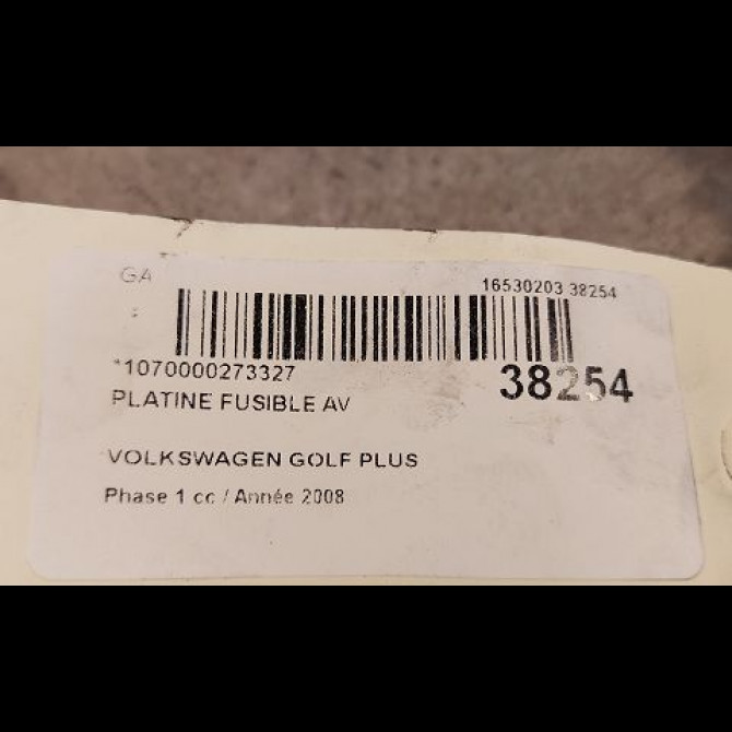 Platine fusible av occasion VOLKSWAGEN GOLF V Phase 1 04-1995->04-1999 1.9 TDI 105ch 3