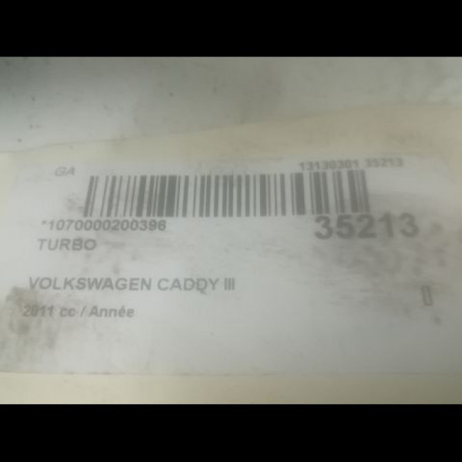 Turbo occasion VOLKSWAGEN CADDY III Phase 1 03-2004->07-2010 4
